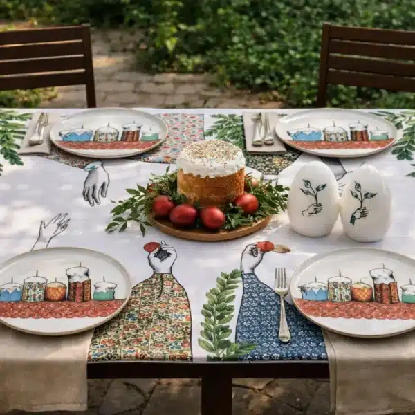 სააღდგომო თეფში “პასკა-პასკა გამოცხვი”