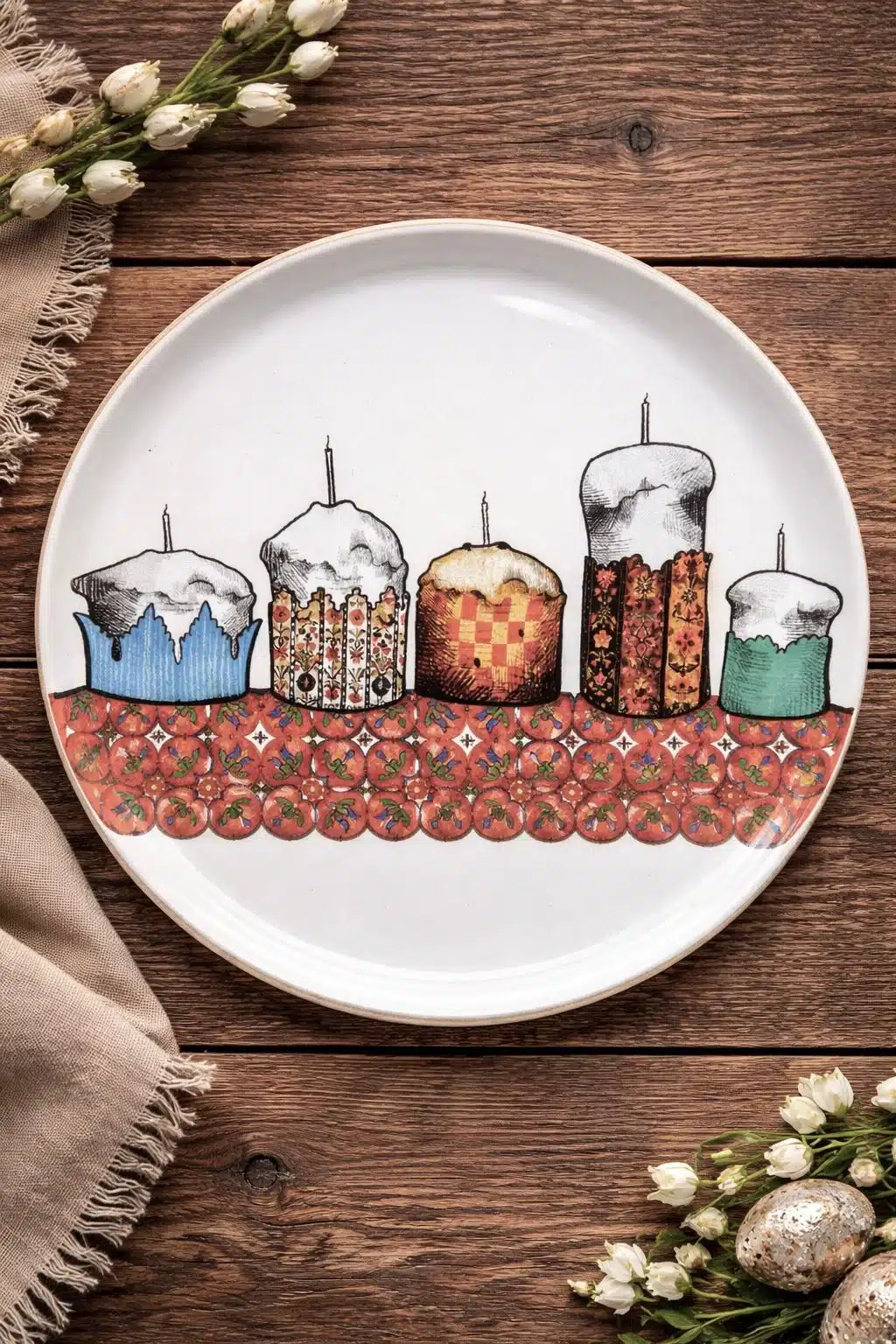 სააღდგომო თეფში “პასკა-პასკა გამოცხვი”